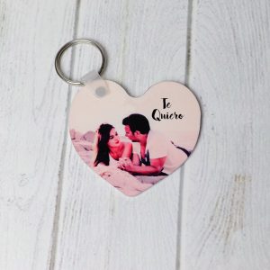 Llavero Corazón plastico personalizado
