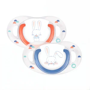 Chupetes Bébé Confort 18-36m+ Color Azul/Naranja