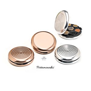 MONEDERO ALUMINIO ORGANIZADOR DE EUROS STDO. C/CAJA PLATEADA -1062-D