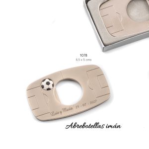 ABREBOTELLAS IMÁN FRIGO CAMPO DE FÚTBOL -1078-D