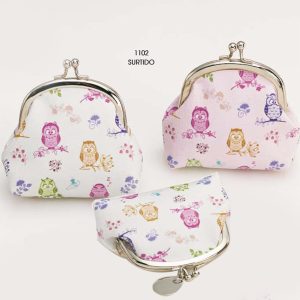 MONEDERO BÚHOS PIEL 1102-D