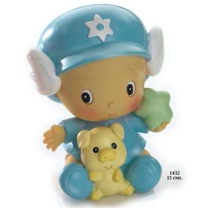 FIGURA BEBÉ NIÑO GORRITA 1432-D