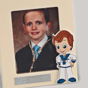 PORTAFOTOS MARFIL MADERA 1709-D