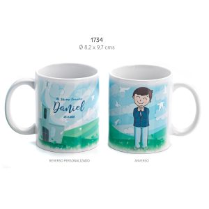 TAZA NIÑO COMUNIÓN PERSONALIZABLE 1734-D