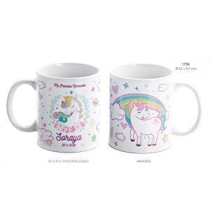 TAZA UNICORNIO PERSONALIZABLE 1736-D
