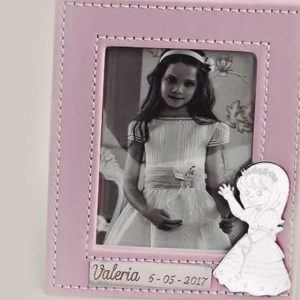 PORTAFOTOS PIEL ROSA 1661-D