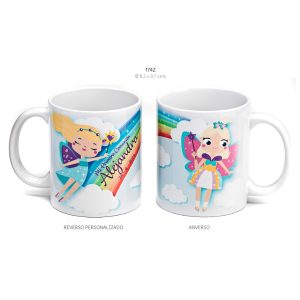 TAZA HADAS ARCOIRIS PERSONALIZABLE 1742-D