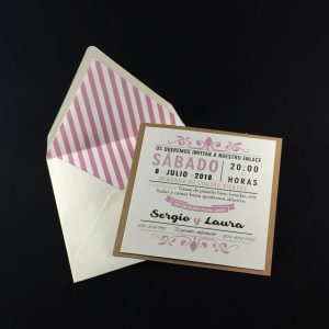 Invitación boda Contigo cont-1829B