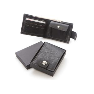 Cartera cierre negra hombre 224-BBC