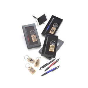 Set bolígrafo portamovil +llavero frase 264-BBC