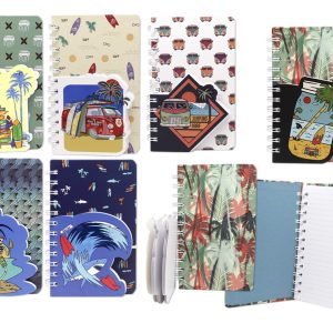 Libreta doble surfera con anillas 2652-DI