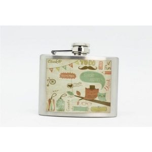 PETACA METAL FORRADA «RETRO»2667-DI