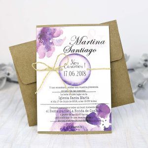 Invitación cardnovel emma 32635-B