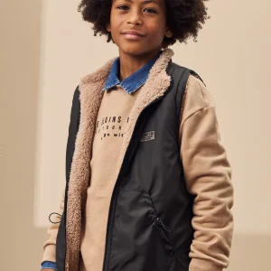 Chaqueta sin mangas con interior chiporro