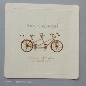 Invitación Bella 725060BE