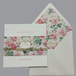 Invitación Romantic 726040BE