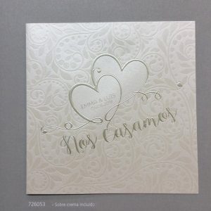 Invitación Romantic 726053BE