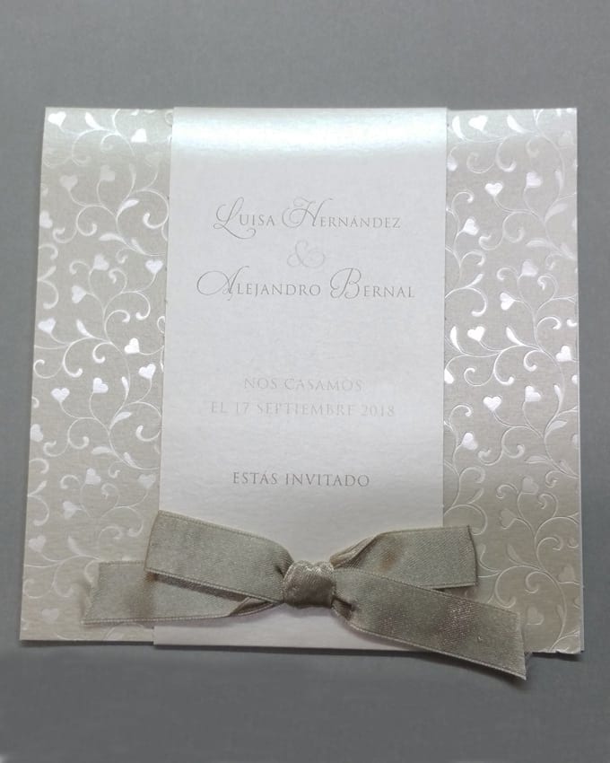 Invitación Romantic 726055BE