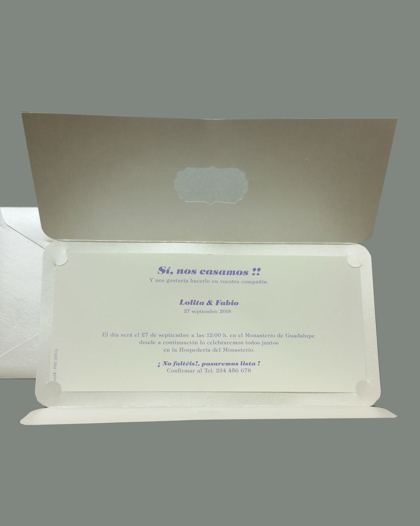 Invitación Romantic 726065BE - Imagen 2