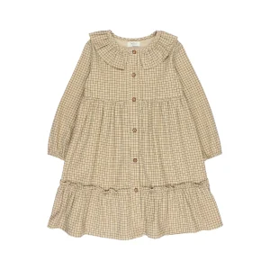 VESTIDO MINI CHECK BÚHO