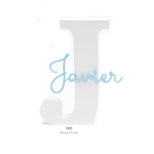 INICIAL MADERA BLANCA CON NOMBRE 7431-D