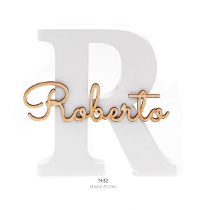 INICIAL MADERA BLANCA CON NOMBRE 7432-D