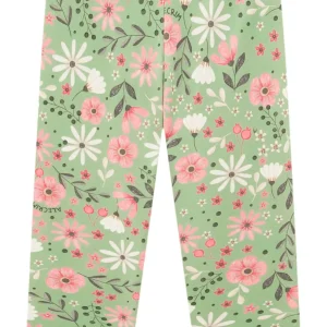 Calzas Térmicas Florales Verde