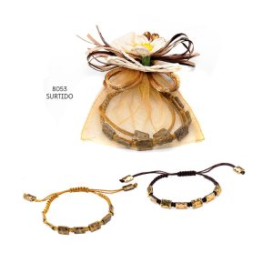 PULSERA PIEDRAS METAL 8053-D