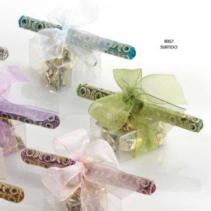 BOLÍGRAFO SOLES Y LUNAS  C/CAJA 3 CARAMELOS CHOCO, STDO.