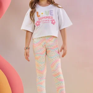 Calzas estampadas pastel