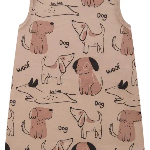 Conjunto Enterito Corto + Babero Little Boy Perros