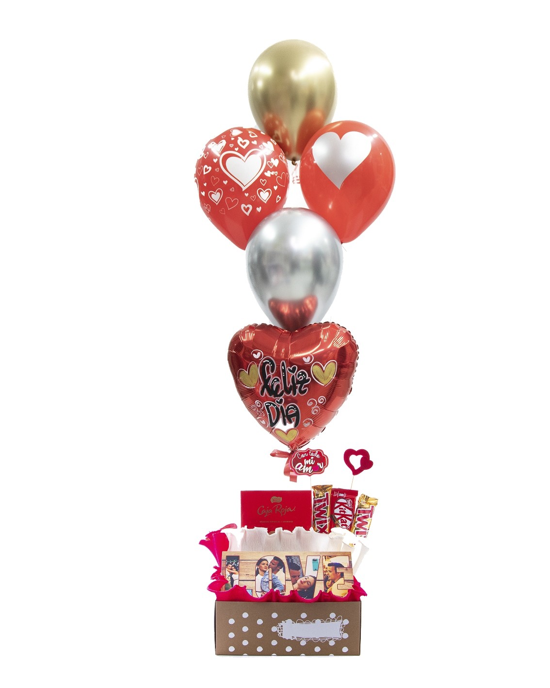 CESTA SAN VALENTIN CAJITA MELOSA/3-417