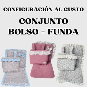 (A tu gusto) CONJUNTO BOLSO + FUNDA