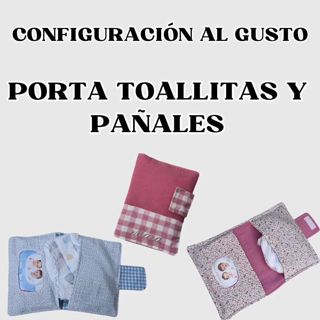 (A tu gusto) PORTA TOALLITAS Y PAÑALES