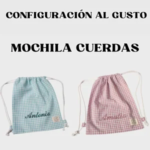 (A tu gusto) MOCHILA CUERDAS