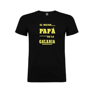 CAMISETA PAPÁ EL MEJOR D ELA GALAXIA
