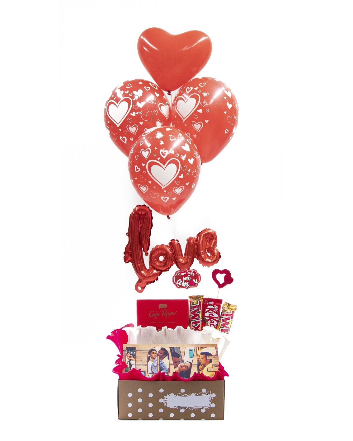 CESTA SAN VALENTIN CAJITA MELOSA/3-417 - Imagen 4