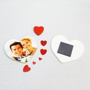 Imán Corazón plástico personalizado
