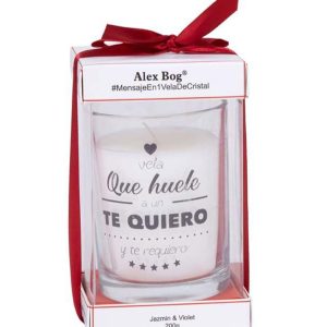 VELA CON MENSAJE,HUELE A TE QUIER  DH-003ROIMAR