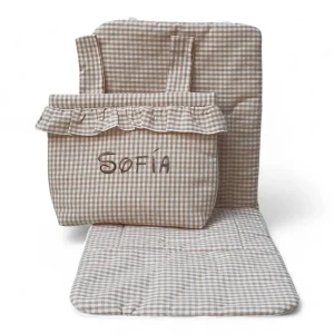 Conjunto Bolso + Funda/ Colchoneta Silla