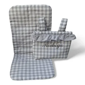 Conjunto Bolso + Funda/ Colchoneta Silla