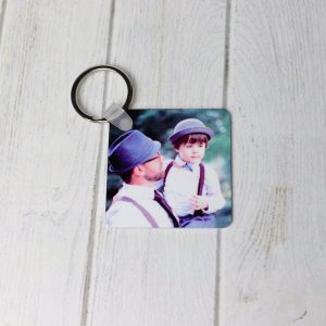 Llavero cuadrado plastico personalizado