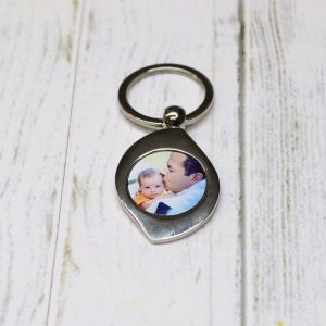 Llavero metal gota personalizado 2,5cm