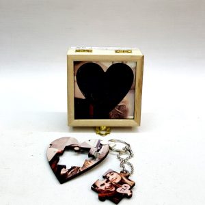 Joyero cuadro madera+llaveros