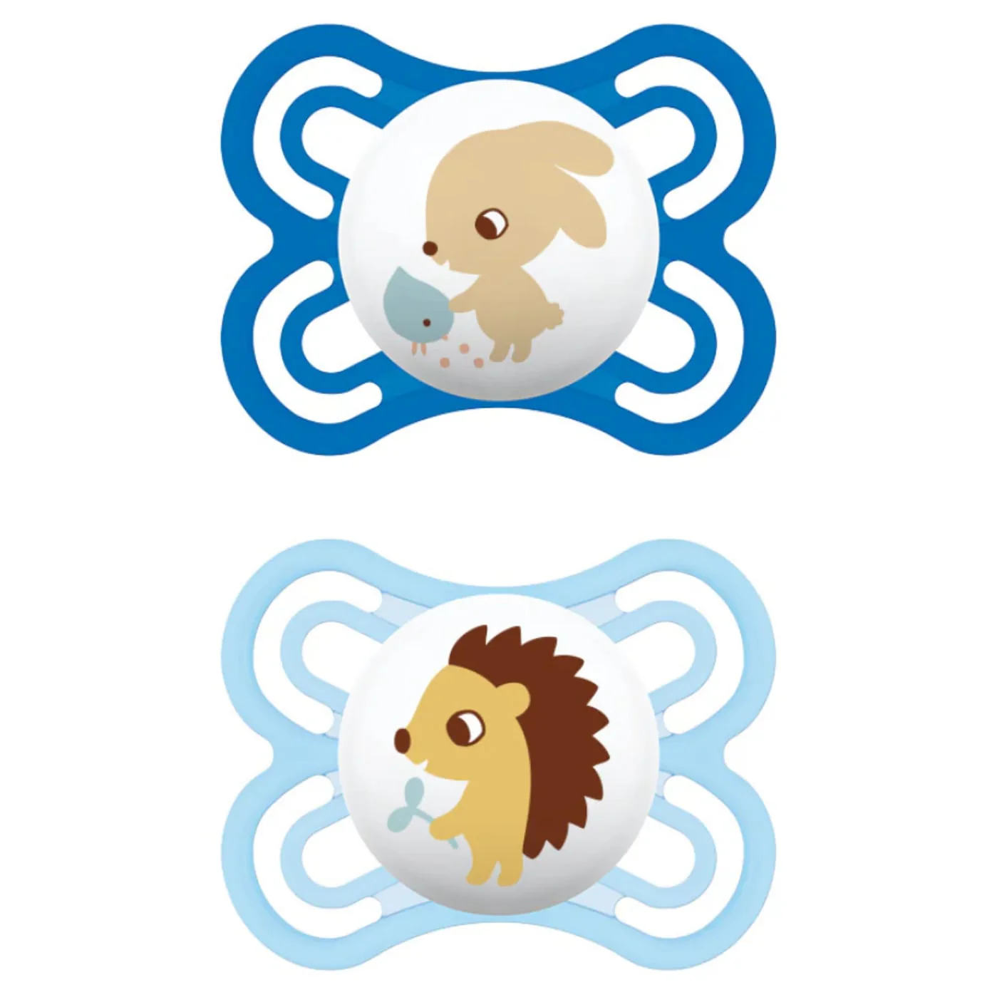 2 Chupetes de Silicona SkinSoft MAM Perfect con Caja Esterilizadora, 0-6m+