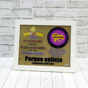 Marco de día profesor Personalizado directo en el crista