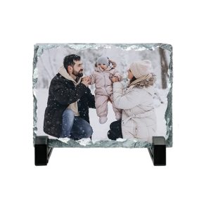 Portafotos de piedra de pizarra 20x15cm