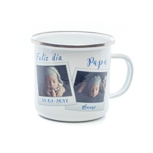 Taza Metálica  Papá con foto /6-840