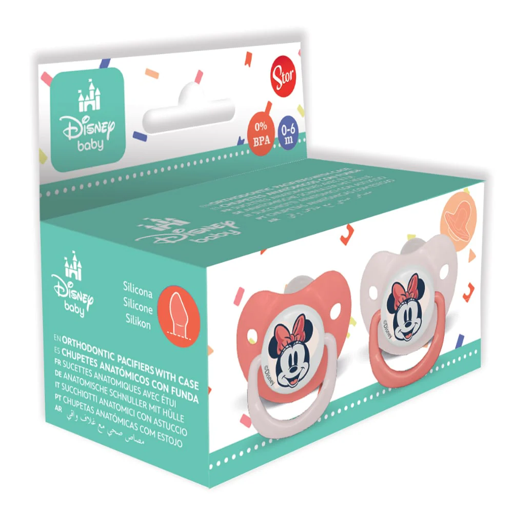 2 chupetes de entretencion Silicona DISNEY 6m+ - Imagen 5