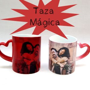 Taza mágica asa corazón